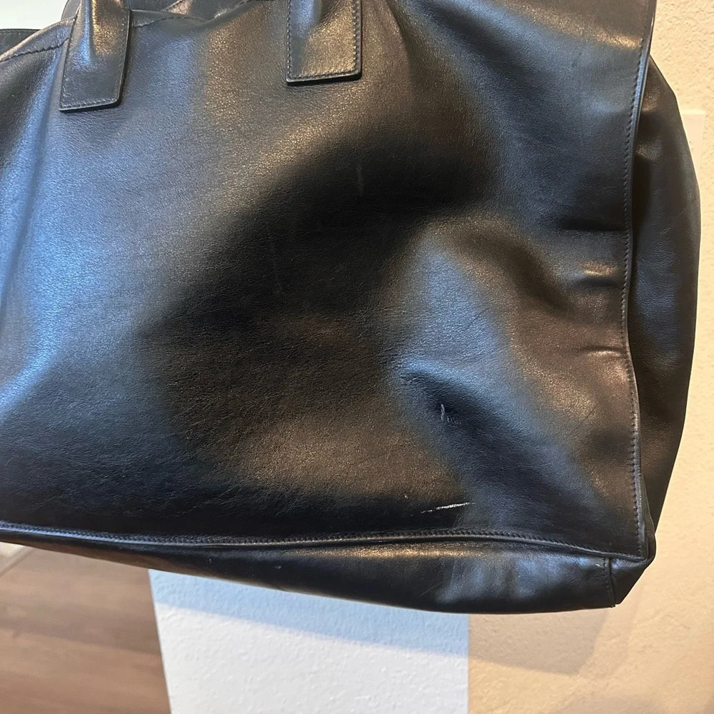 Saint Laurent Black Leather Design